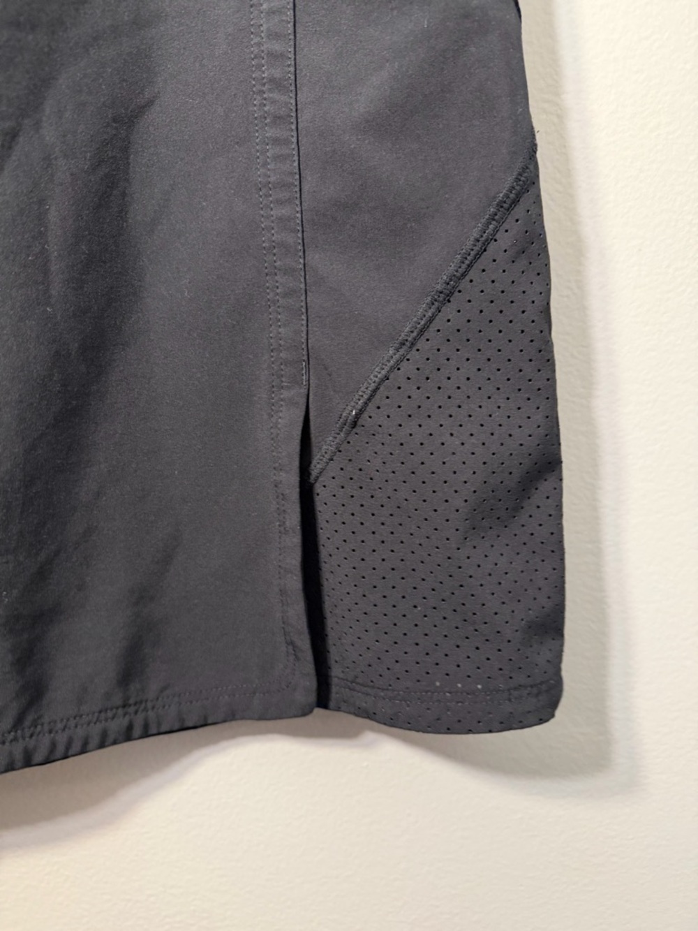 Ralph Lauren Black RLX Athletic Skort with Mesh Insets - Picture 3 of 7